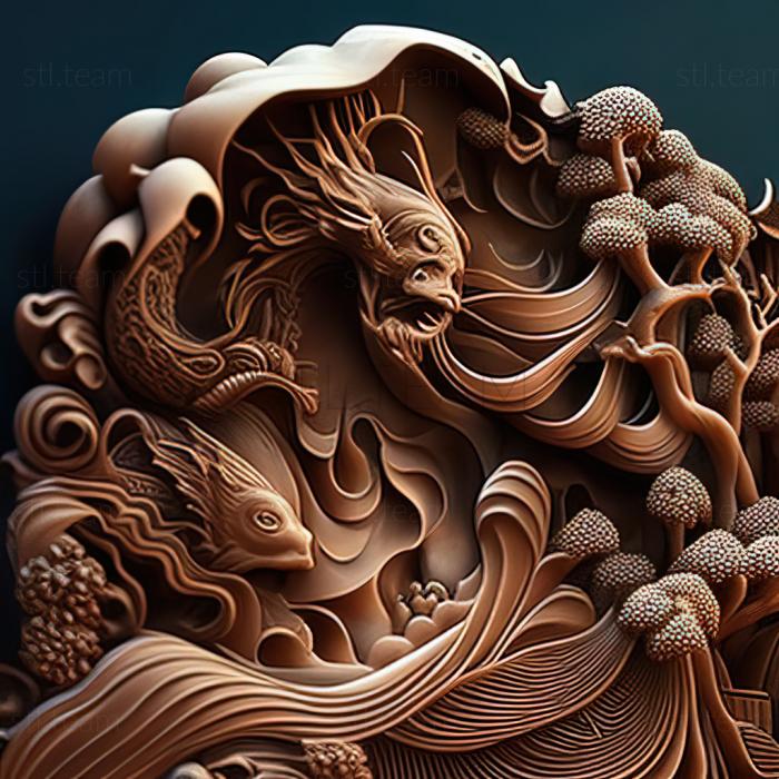 3D модель Японське мистецтво (STL)